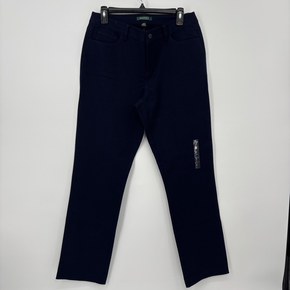 Lauren Ralph Lauren Navy Blue Pants Trousers Women's Size 10 New With Tags